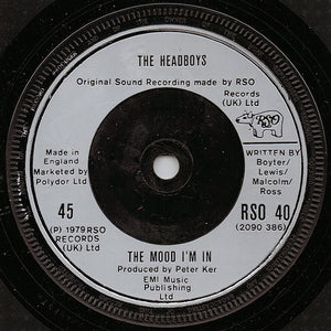 The Headboys : The Shape Of Things To Come (7", Single, Pic)