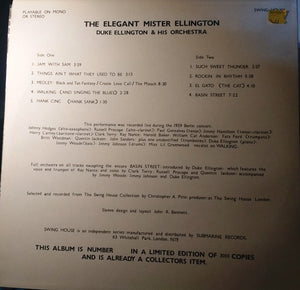 Duke Ellington : The Elegant Mister Ellington (LP, Album, Ltd, Num)