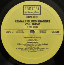Load image into Gallery viewer, Various : Female Blues Singers Volume D/E/F (1921-1932) (LP, Comp, Mono)
