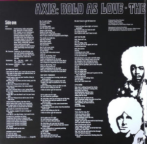The Jimi Hendrix Experience : Axis: Bold As Love (LP, Album, Mono, RE, RM, RP, Gat)