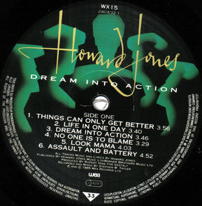 Howard Jones : Dream Into Action (LP, Album, RP, Son)