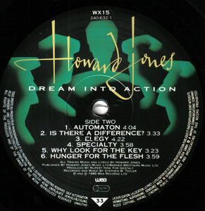 Howard Jones : Dream Into Action (LP, Album, RP, Son)