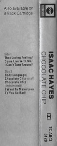 Isaac Hayes : Chocolate Chip (Cass, Album)