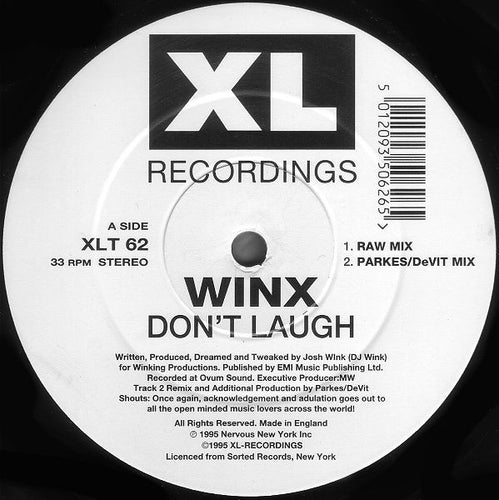 Josh Wink : Don't Laugh (12