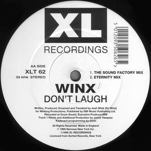 Josh Wink : Don't Laugh (12", Single)