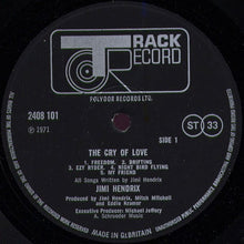 Load image into Gallery viewer, Jimi Hendrix : The Cry Of Love (LP, Album, Gat)
