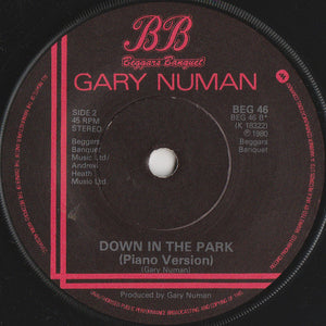 Gary Numan : I Die: You Die (7", Single, Dam)