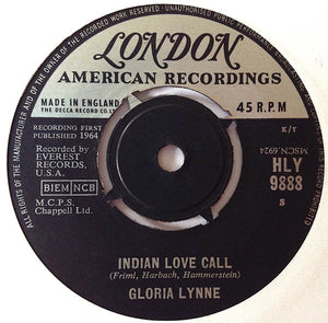 Gloria Lynne : Indian Love Call (7", Single)