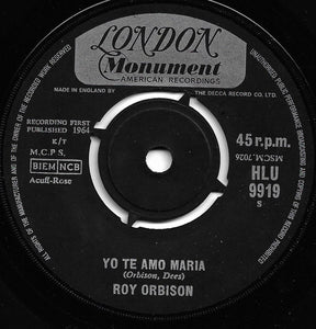 Roy Orbison : Oh, Pretty Woman (7", Single)