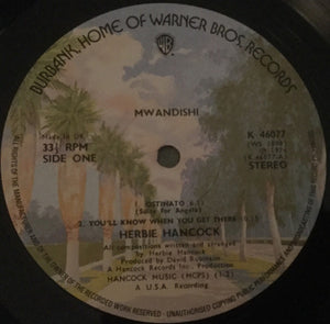 Herbie Hancock : Mwandishi (LP, Album, RE)
