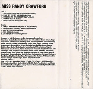 Randy Crawford : Miss Randy Crawford (Cass, Album)