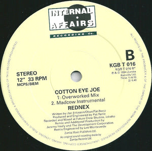 Rednex : Cotton Eye Joe (12", Single)