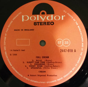 Cream (2) : Full Cream (LP, Album, RE)
