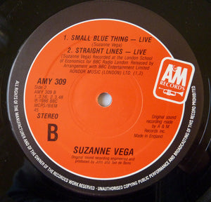 Suzanne Vega : Marlene On The Wall (10", Single, Whi)