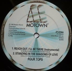 Four Tops : Reach Out I'll Be There (`88 Remix) (12")