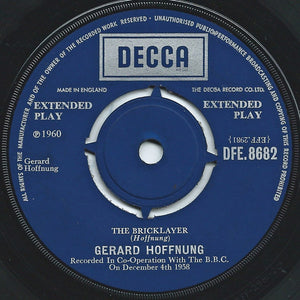 Gerard Hoffnung : Hoffnung At The Oxford Union (7", EP, Mono)