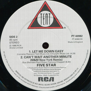 Five Star : If I Say Yes (12")