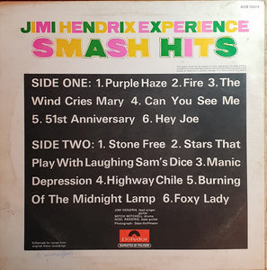 Jimi Hendrix Experience* : Smash Hits (LP, Comp, Club, RE)