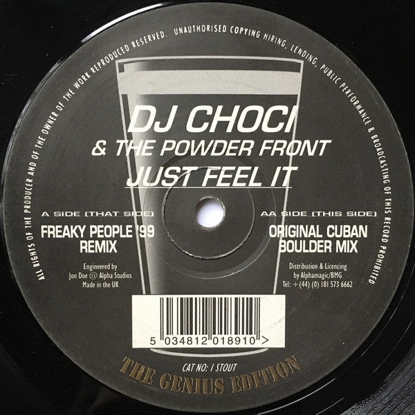 DJ Choci & The Powder Front : Just Feel It 'The Genius Edition' (12