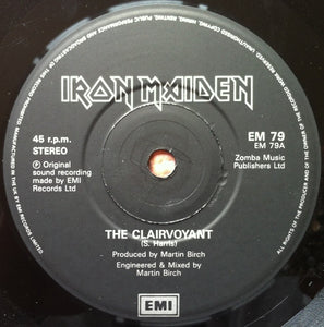 Iron Maiden : The Clairvoyant (7", Single, Sol)