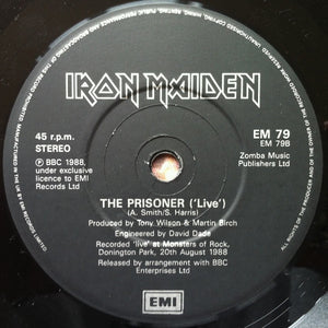 Iron Maiden : The Clairvoyant (7", Single, Sol)