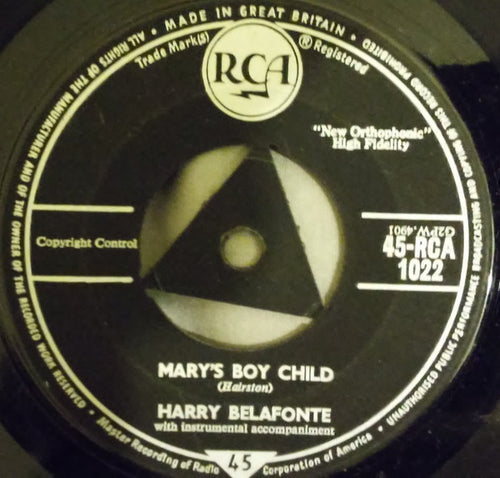 Harry Belafonte : Mary's Boy Child (7