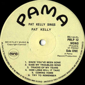 Pat Kelley* : Pat Kelley Sings (LP, Album, Mono)