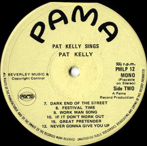 Pat Kelley* : Pat Kelley Sings (LP, Album, Mono)