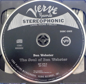Ben Webster : The Soul Of Ben Webster (2xCD, Comp, RE)