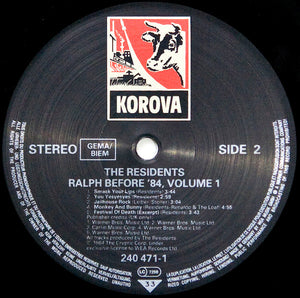 The Residents : Ralph Before '84: Volume I (LP, Comp, GEM)