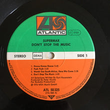 Load image into Gallery viewer, Supermax : Don&#39;t Stop The Music (LP, Album)
