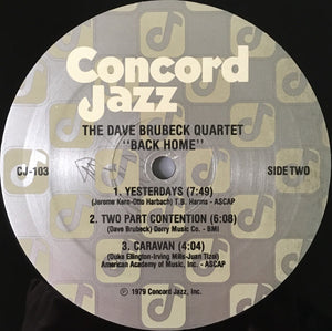The Dave Brubeck Quartet : Back Home (LP, Album, RE)