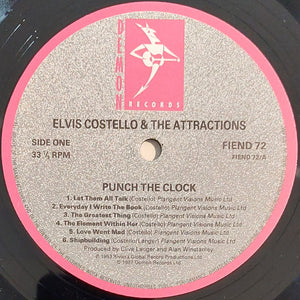 Elvis Costello And The Attractions* : Punch The Clock (LP, Album, RE)