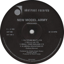 Load image into Gallery viewer, New Model Army : Vengeance (LP, Album, RP)
