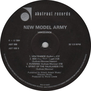 New Model Army : Vengeance (LP, Album, RP)