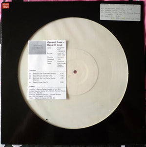 General Base : Base Of Love (12", Whi)
