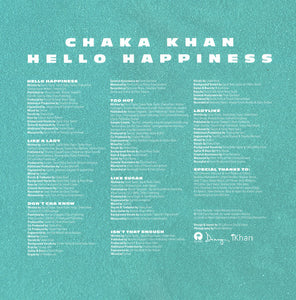 Chaka Khan : Hello Happiness (LP, Album, Ltd, Cor)