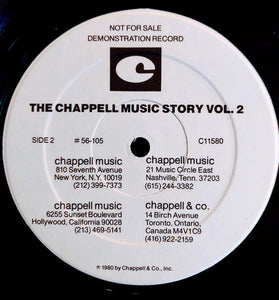 Unknown Artist : The Chappell Music Story Vol. 2 (2xLP, Promo, Gat)