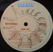 Load image into Gallery viewer, Motörhead : Iron Fist (LP, Album)

