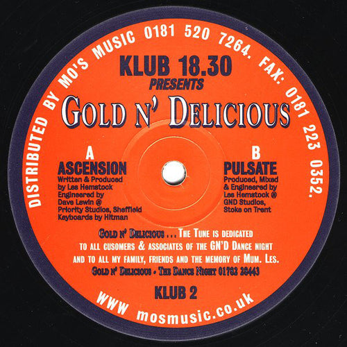 Gold 'n' Delicious : Ascension / Pulsate (12