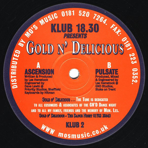 Gold 'n' Delicious : Ascension / Pulsate (12