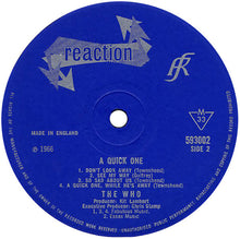 Load image into Gallery viewer, The Who : A Quick One (LP, Album, Mono)
