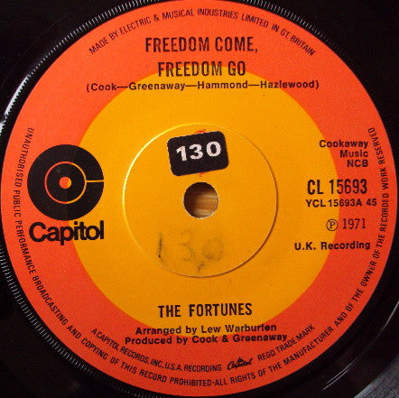 The Fortunes : Freedom Come, Freedom Go  (7
