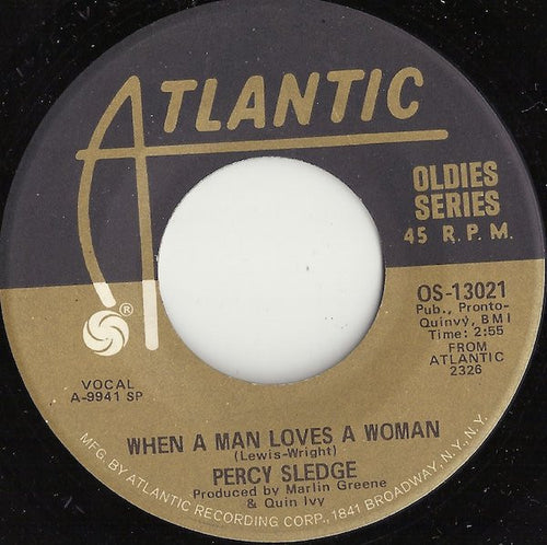 Percy Sledge : When A Man Loves A Woman / Cover Me (7