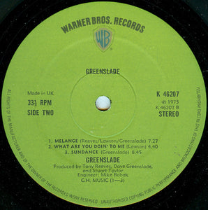 Greenslade : Greenslade (LP, Album)