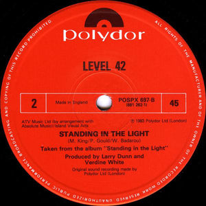 Level 42 : Hot Water (12", Single)