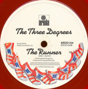 The Three Degrees : The Runner (12", Single, Red)