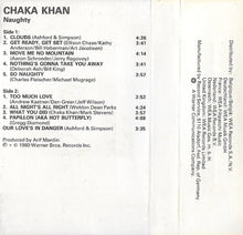 Load image into Gallery viewer, Chaka Khan : Naughty (Cass, Album)
