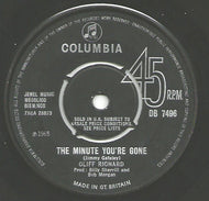 Cliff Richard : The Minute You're Gone (7