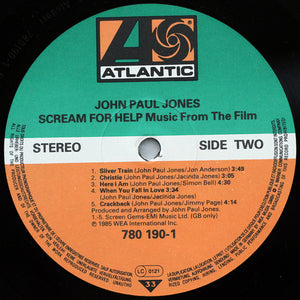 John Paul Jones : Music From The Film Scream For Help (LP, Album)